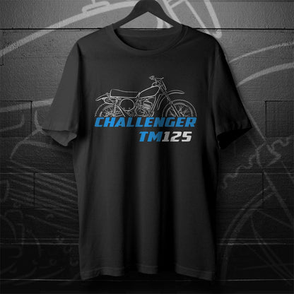 Suzuki TM125 Challenger 1973 - 1976 Inspired T-Shirt - Motorcycle Tee Shirt for Riders