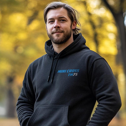 Suzuki TM75 Mini Cross 1974 - 1976 Inspired Hoodie - Motorcycle Sweatshirt for Riders