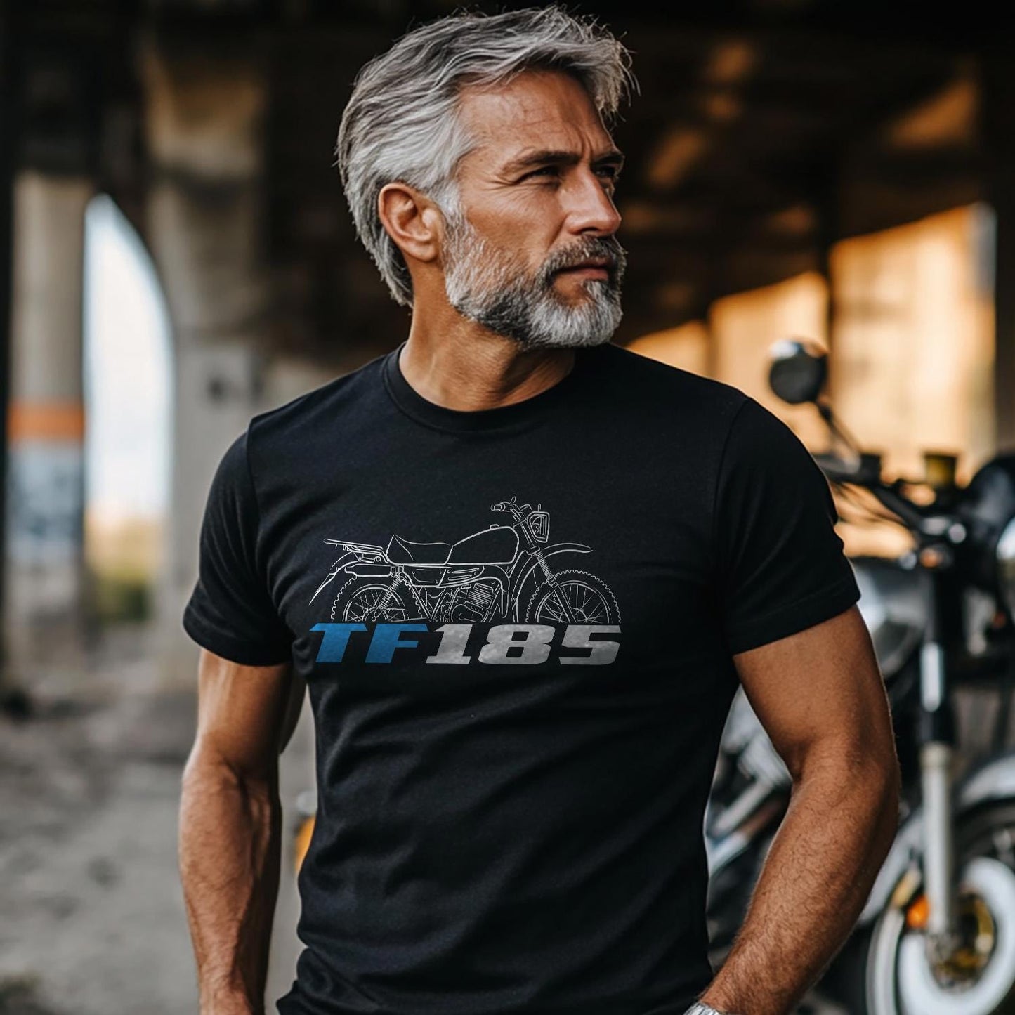Suzuki TF185 1978 - 1993 Inspired T-Shirt - Motorcycle Tee Shirt for Riders