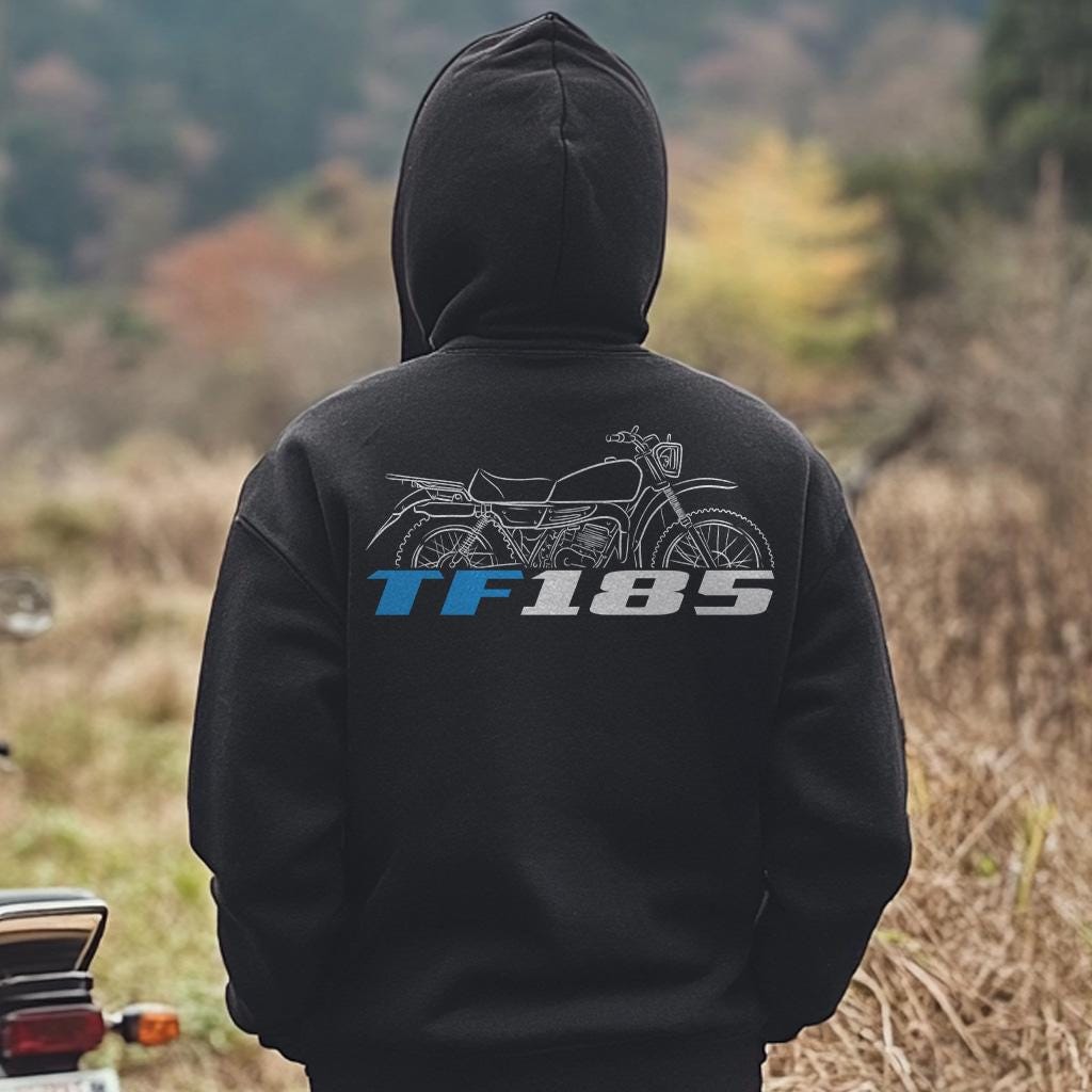 Suzuki TF185 1978 - 1993 Inspired Hoodie - Motorcycle Sweatshirt for Riders
