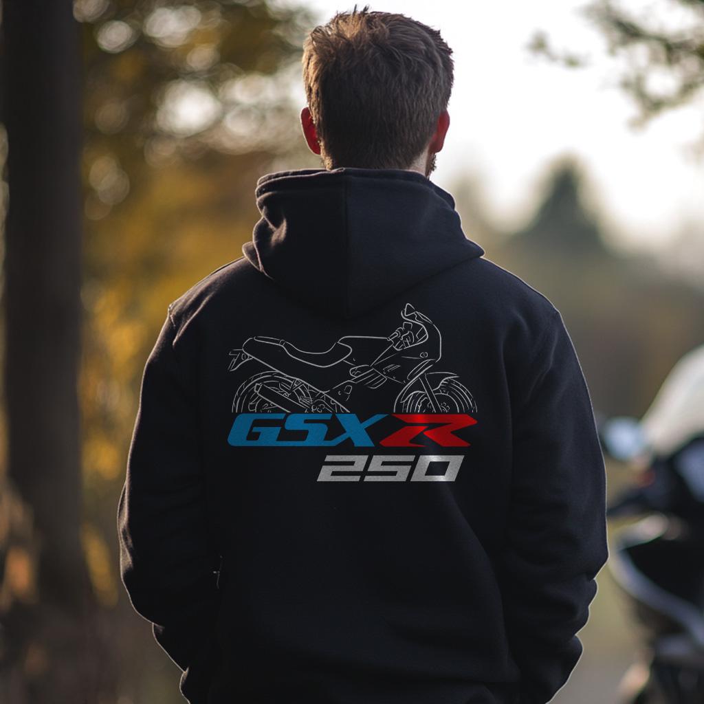 Suzuki GSX-R 250 Inspired Hoodie - Motorcycle Sweatshirt for Riders