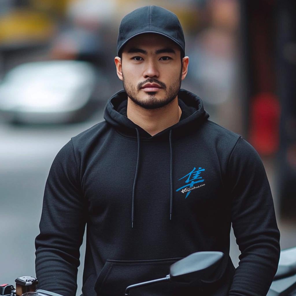 Suzuki GSX1300R Hayabusa Inspired Hoodie - Motorcycle Sweatshirt for Riders