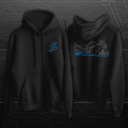 Suzuki GSX1300R Hayabusa Inspired Hoodie - Motorcycle Sweatshirt for Riders