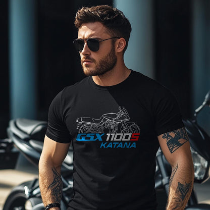 Suzuki GSX1100S Katana Inspired T-Shirt - Motorcycle Tee Shirt for Riders