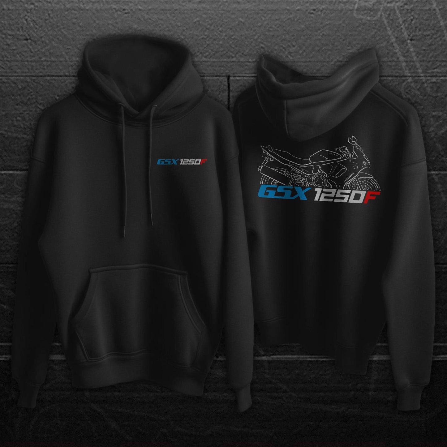 Suzuki GSX1250 F & FA Inspired Hoodie - Motorcycle Sweatshirt for Riders