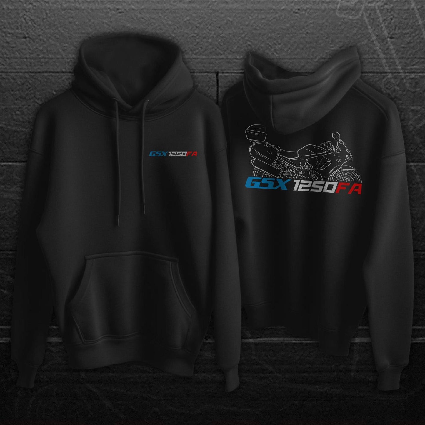 Suzuki GSX1250 F & FA Inspired Hoodie - Motorcycle Sweatshirt for Riders