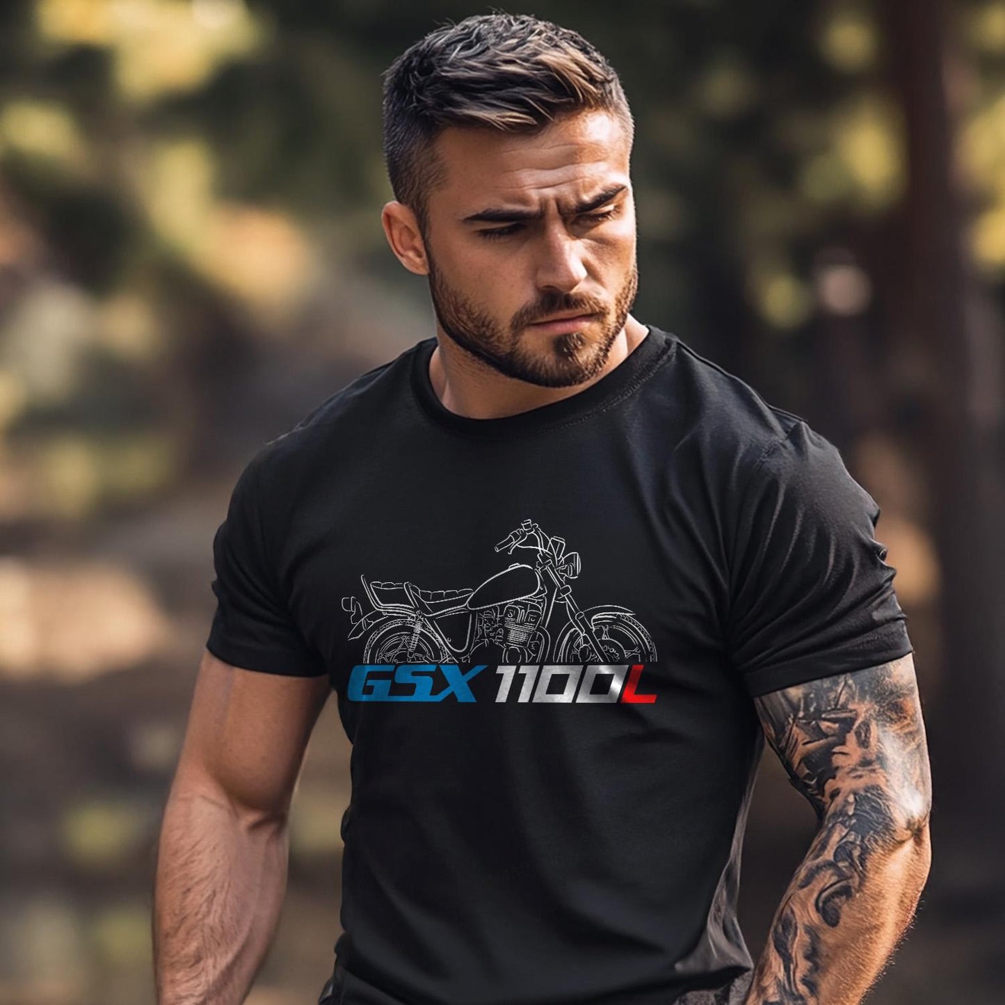 Suzuki GSX1100L Inspired T-Shirt - Motorcycle Tee Shirt for Riders