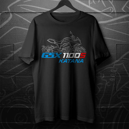 Suzuki GSX1100S Katana Inspired T-Shirt - Motorcycle Tee Shirt for Riders