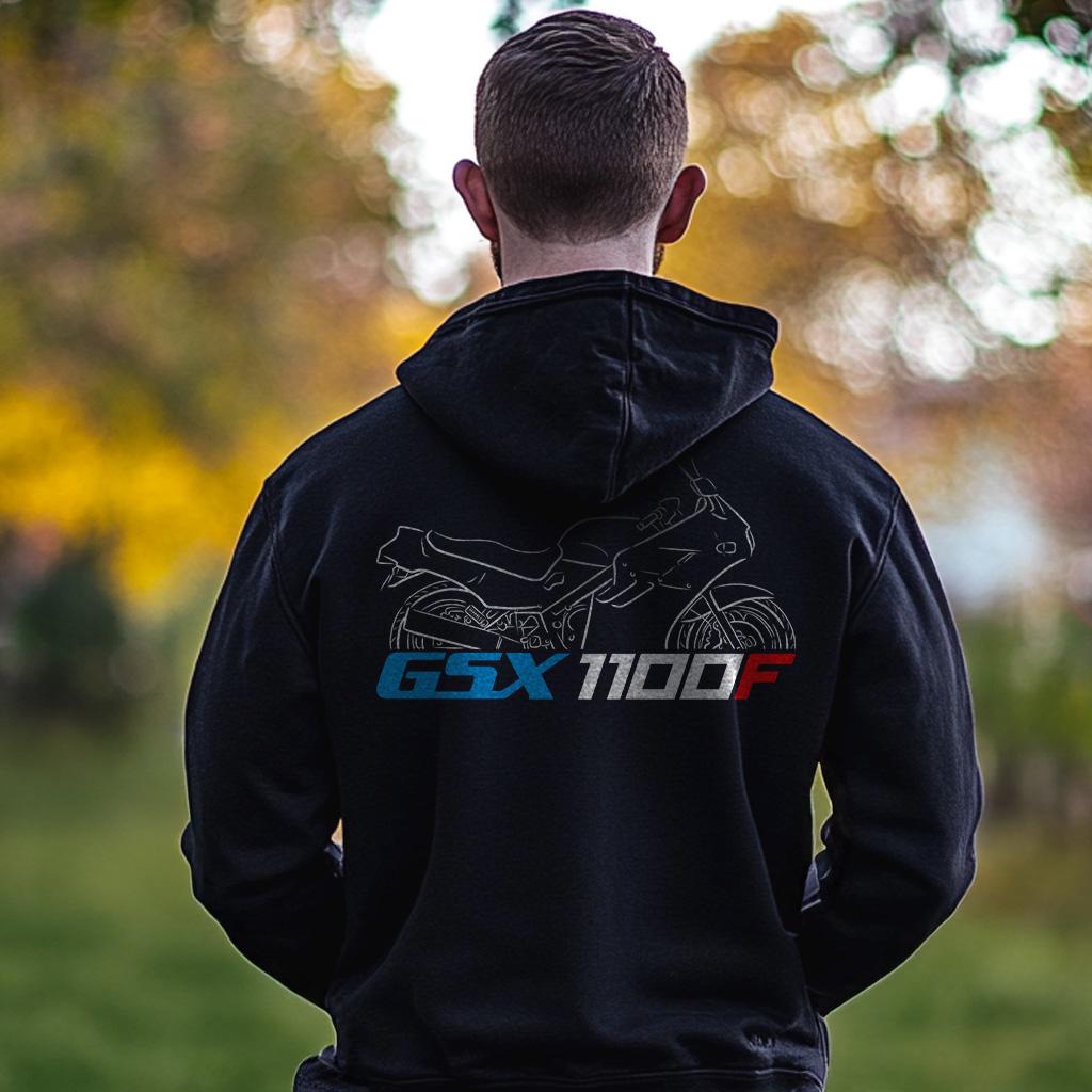 Suzuki GSX1100F Inspired Hoodie - Motorcycle Sweatshirt for Riders