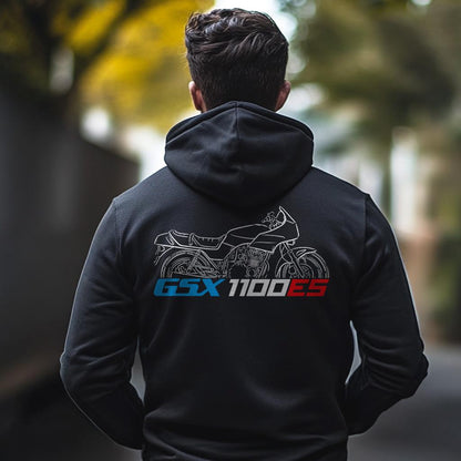 Suzuki GSX1100ES Inspired Hoodie - Motorcycle Sweatshirt for Riders