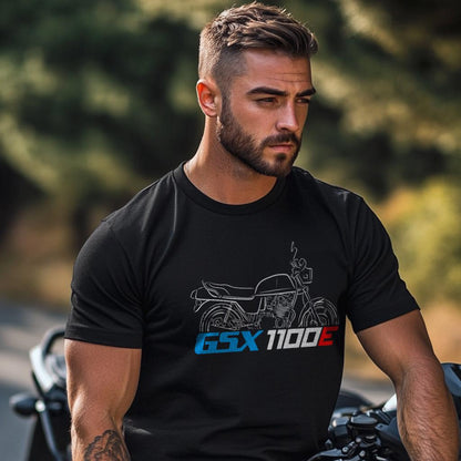 Suzuki GSX1100E Inspired T-Shirt - Motorcycle Tee Shirt for Riders
