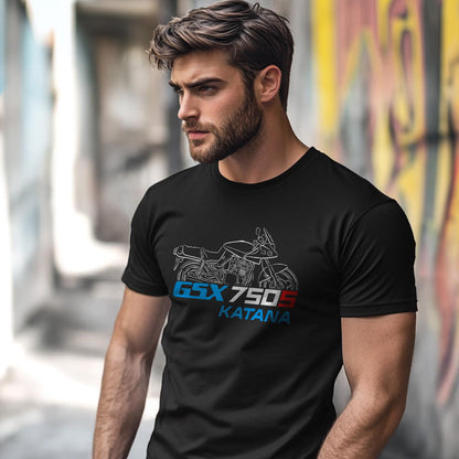 Suzuki GSX750S Katana Inspired T-Shirt - Motorcycle Tee Shirt for Riders