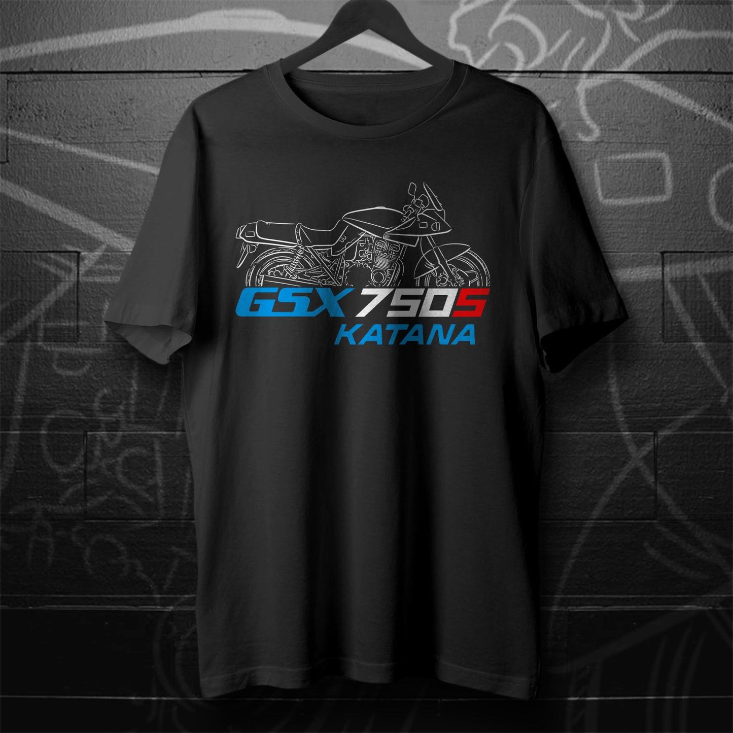 Suzuki GSX750S Katana Inspired T-Shirt - Motorcycle Tee Shirt for Riders