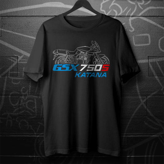 Suzuki GSX750S Katana Inspired T-Shirt - Motorcycle Tee Shirt for Riders