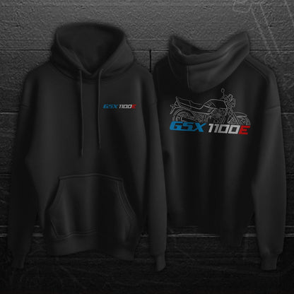 Suzuki GSX1100E Inspired Hoodie - Motorcycle Sweatshirt for Riders