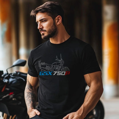 Suzuki GSX750P Inspired T-Shirt - Motorcycle Tee Shirt for Riders