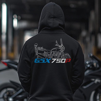 Suzuki GSX750P Inspired Hoodie - Motorcycle Sweatshirt for Riders