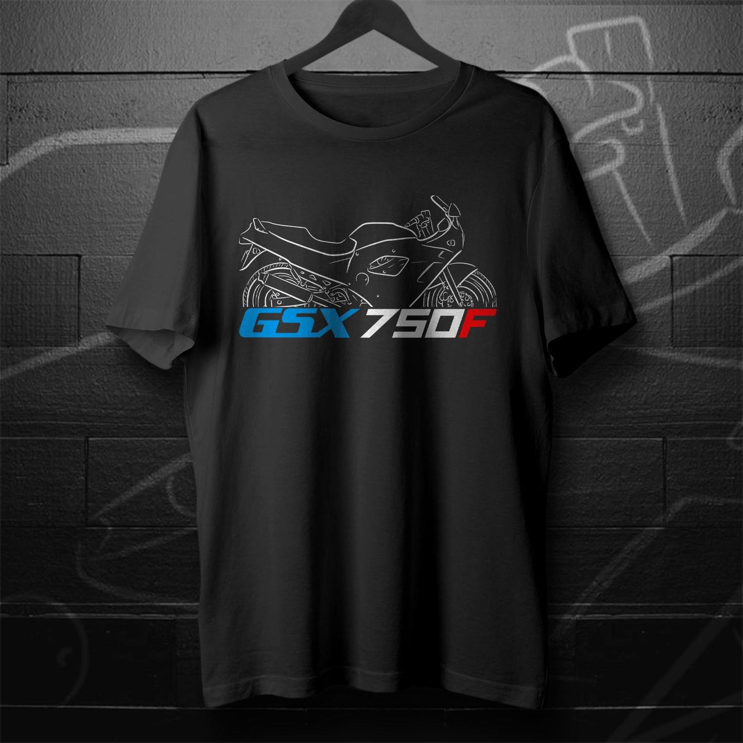 Suzuki GSX750F Inspired T-Shirt - Motorcycle Tee Shirt for Riders