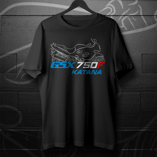 Suzuki GSX750F Katana Inspired T-Shirt - Motorcycle Tee Shirt for Riders