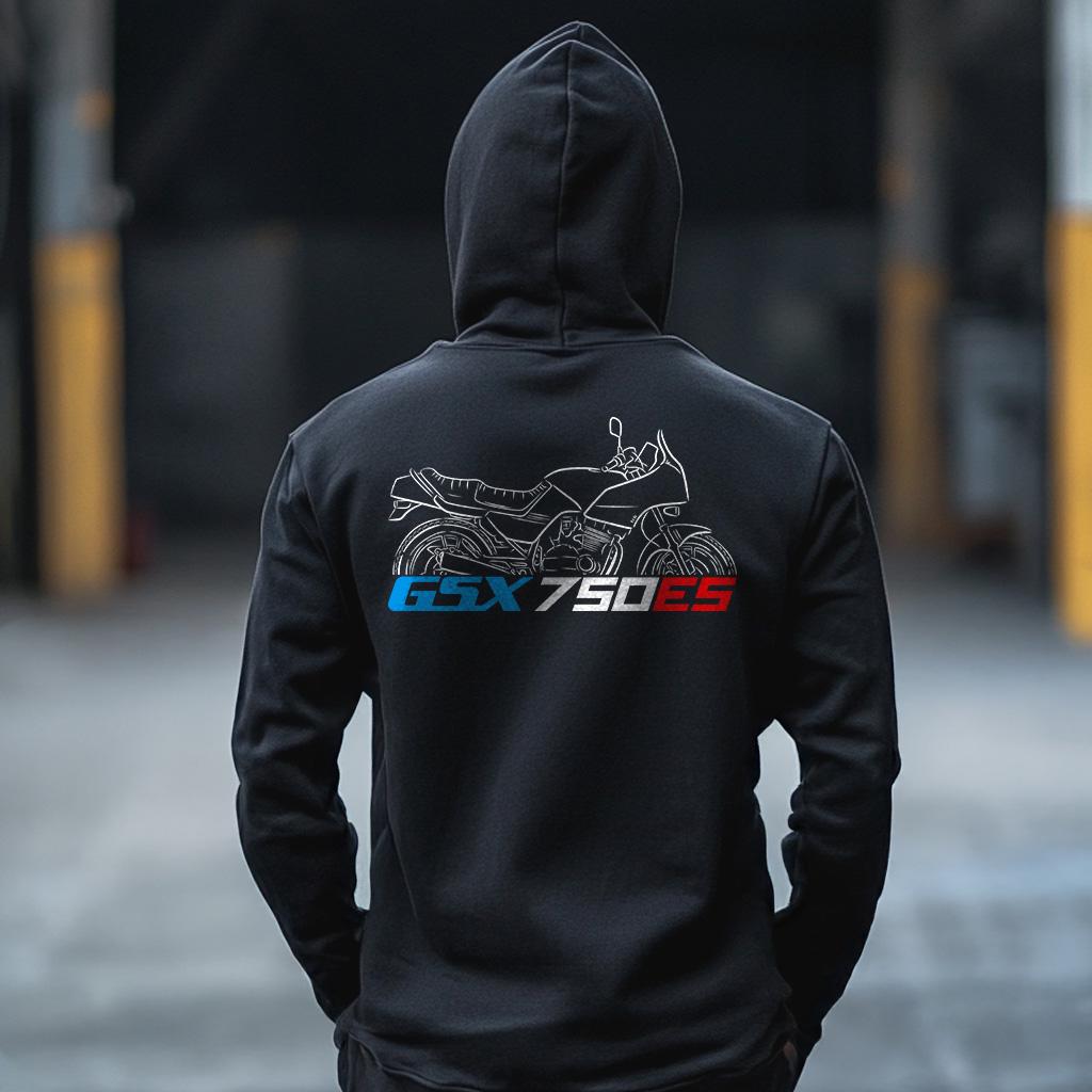 Suzuki GSX750ES Inspired Hoodie - Motorcycle Sweatshirt for Riders