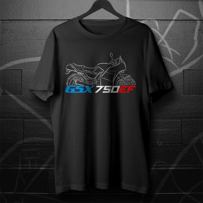 Suzuki GSX750EF Inspired T-Shirt - Motorcycle Tee Shirt for Riders
