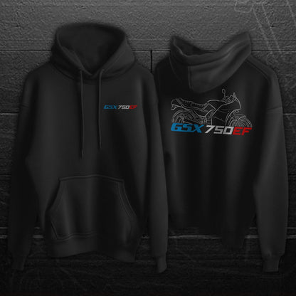 Suzuki GSX750EF Inspired Hoodie - Motorcycle Sweatshirt for Riders