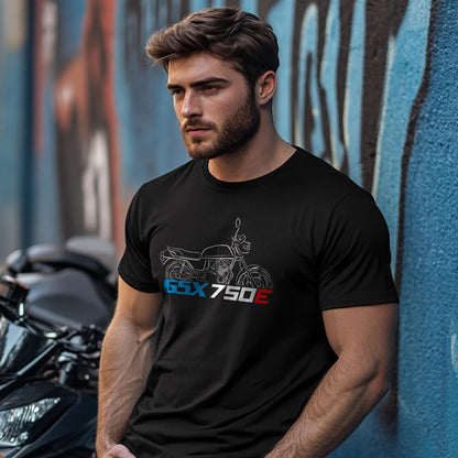 Suzuki GSX 750E Inspired T-Shirt - Motorcycle Tee Shirt for Riders