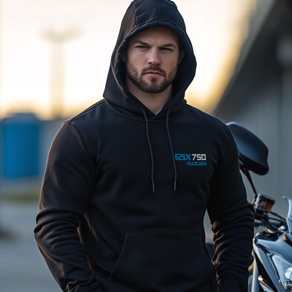 Suzuki GSX 750 Inazuma Inspired Hoodie - Motorcycle Sweatshirt for Riders
