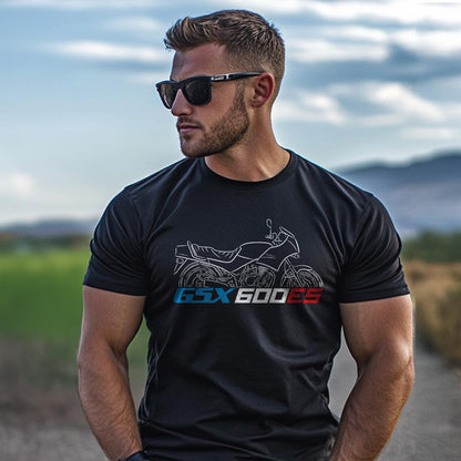 Suzuki GSX600ES 1987 Inspired T-Shirt - Motorcycle Tee Shirt for Riders
