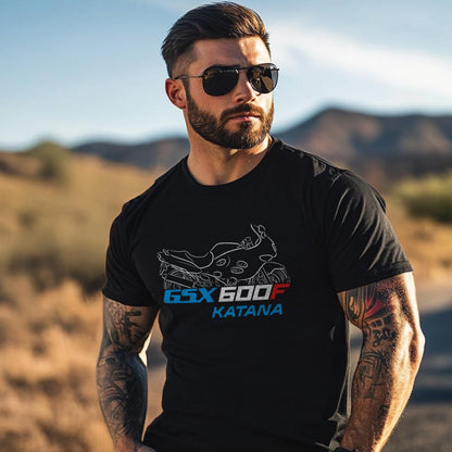 Suzuki GSX 600F Katana Inspired T-Shirt - Motorcycle Tee Shirt for Riders