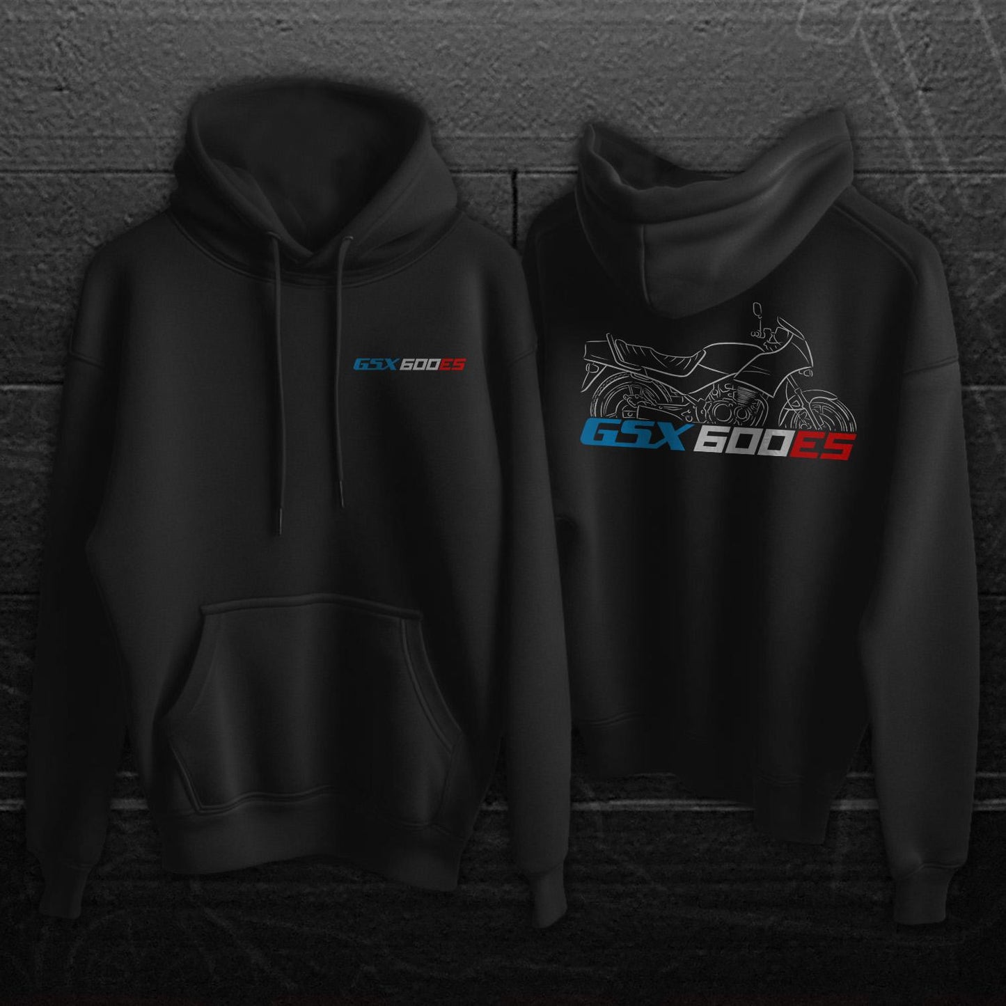 Suzuki GSX600ES 1987 Inspired Hoodie - Motorcycle Sweatshirt for Riders