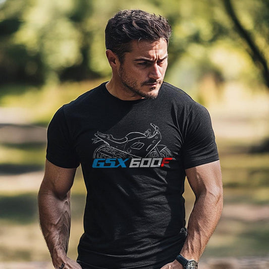 Suzuki GSX 600F Inspired T-Shirt - Motorcycle Tee Shirt for Riders