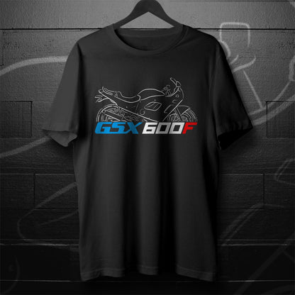 Suzuki GSX 600F Inspired T-Shirt - Motorcycle Tee Shirt for Riders