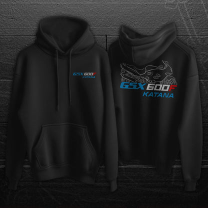 Suzuki GSX 600F Katana Inspired Hoodie - Motorcycle Sweatshirt for Riders