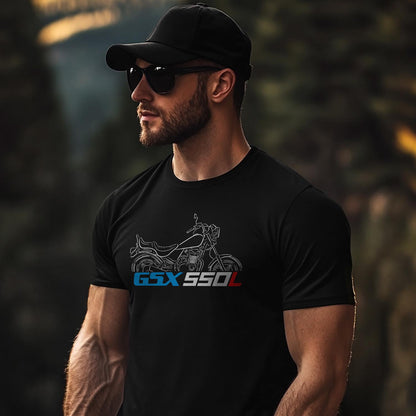 Suzuki GSX550L Inspired T-Shirt - Motorcycle Tee Shirt for Riders