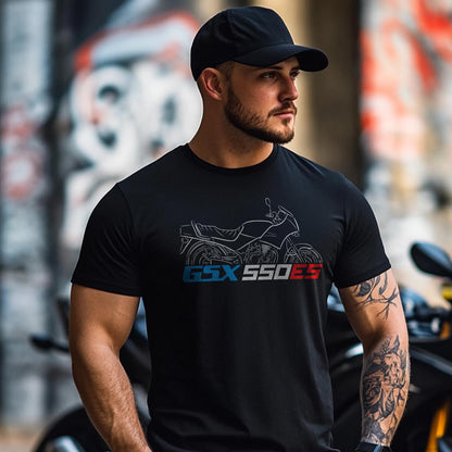 Suzuki GSX 550ES Inspired T-Shirt - Motorcycle Tee Shirt for Riders