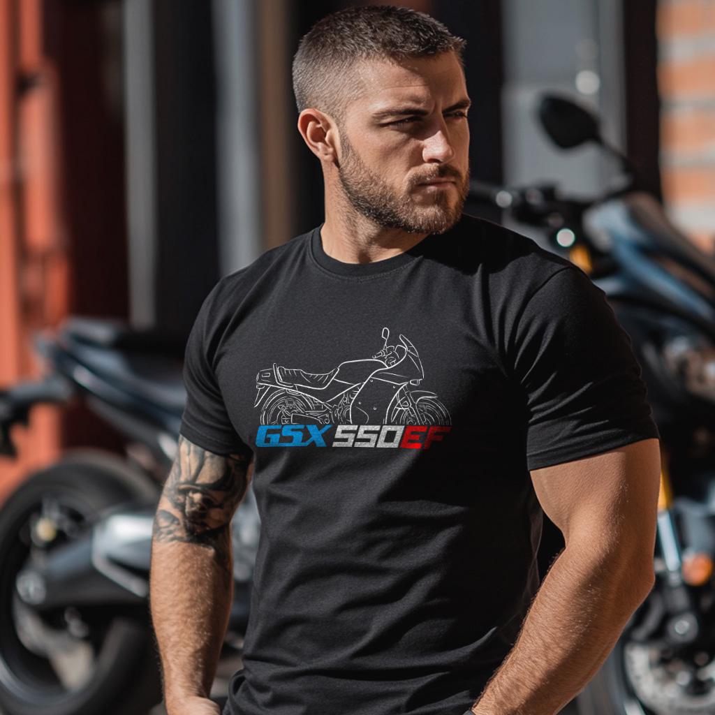 Suzuki GSX 550EF Inspired T-Shirt - Motorcycle Tee Shirt for Riders