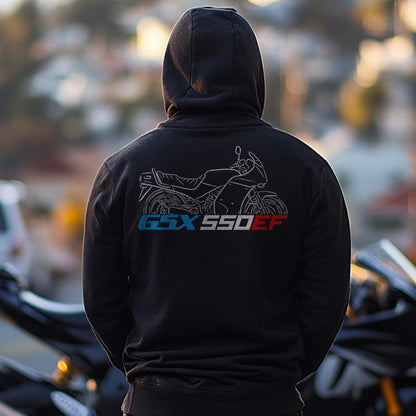 Suzuki GSX 550EF Inspired Hoodie - Motorcycle Sweatshirt for Riders