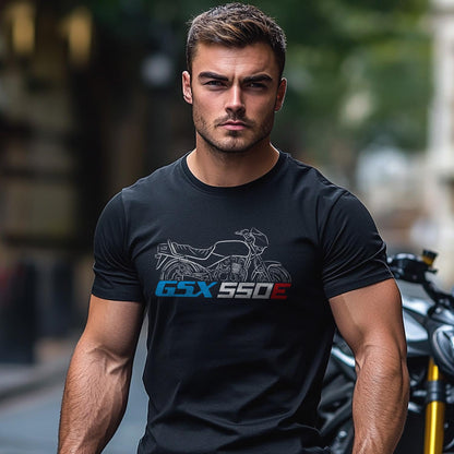 Suzuki GSX 550E Inspired T-Shirt - Motorcycle Tee Shirt for Riders