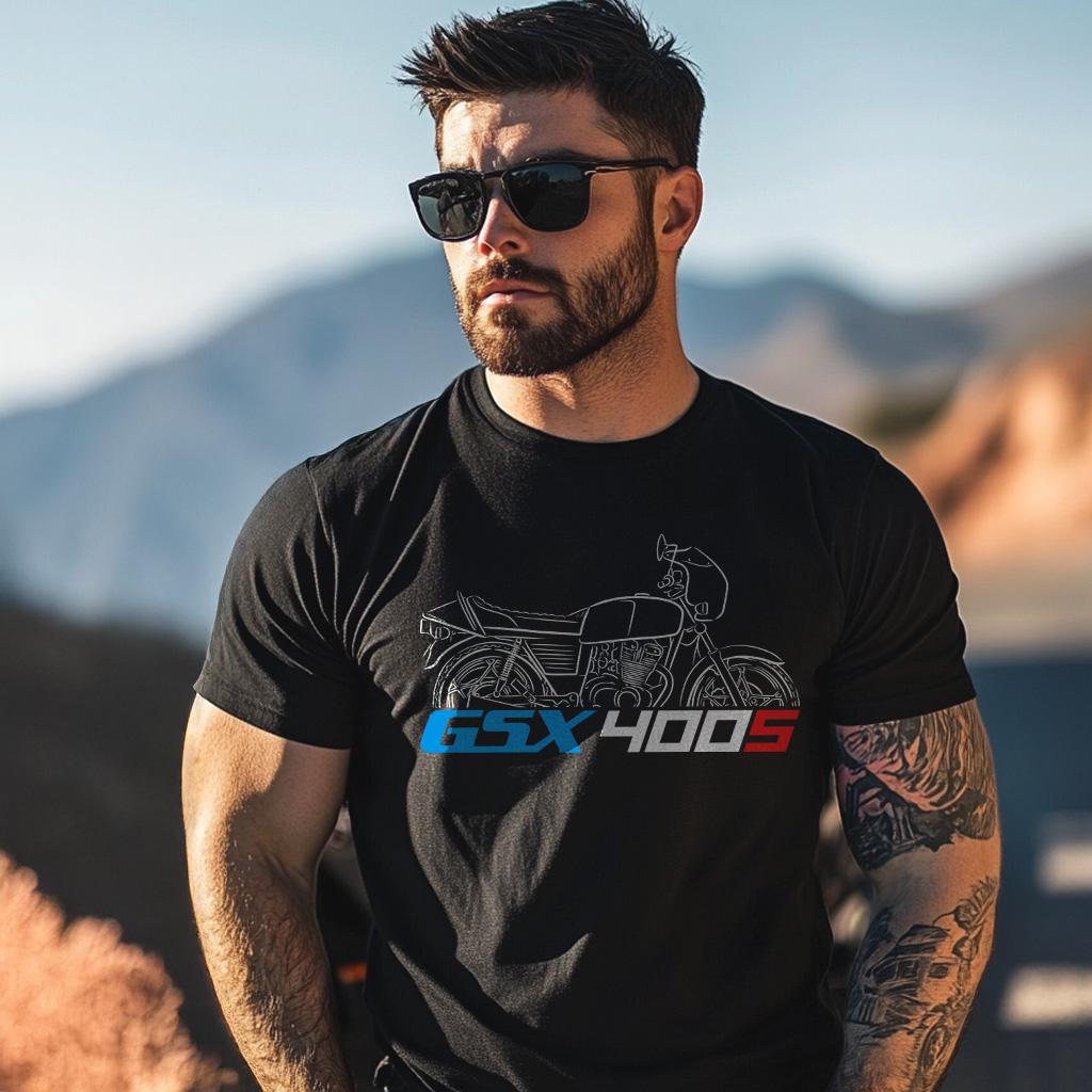 Suzuki GSX400S Inspired T-Shirt - Motorcycle Tee Shirt for Riders