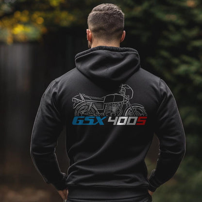 Suzuki GSX400S Inspired Hoodie - Motorcycle Sweatshirt for Riders