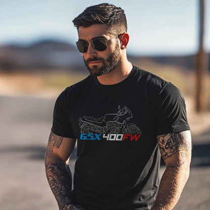 Suzuki GSX400 FW & FWS Inspired T-Shirt - Motorcycle Tee Shirt for Riders