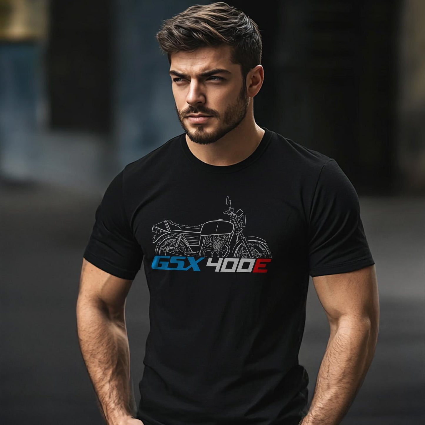 Suzuki GSX400E Inspired T-Shirt - Motorcycle Tee Shirt for Riders