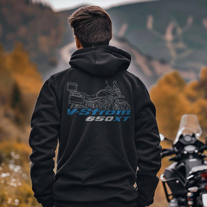 Suzuki V-Storm 650XT Inspired Hoodie - Motorcycle Sweatshirt for ADV Riders