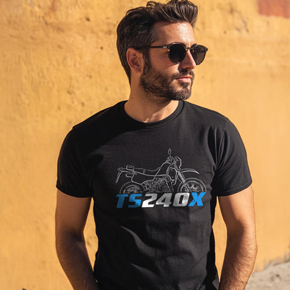 Suzuki TS240X 1986 - 1989 Inspired T-Shirt - Motorcycle Tee Shirt for Riders