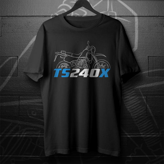 Suzuki TS240X 1986 - 1989 Inspired T-Shirt - Motorcycle Tee Shirt for Riders