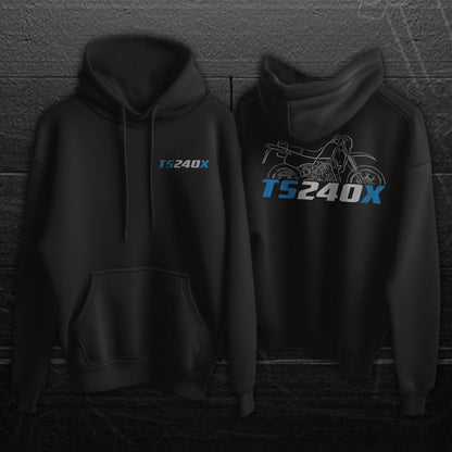 Suzuki TS240X 1986 - 1989 Inspired Hoodie - Motorcycle Sweatshirt for Riders
