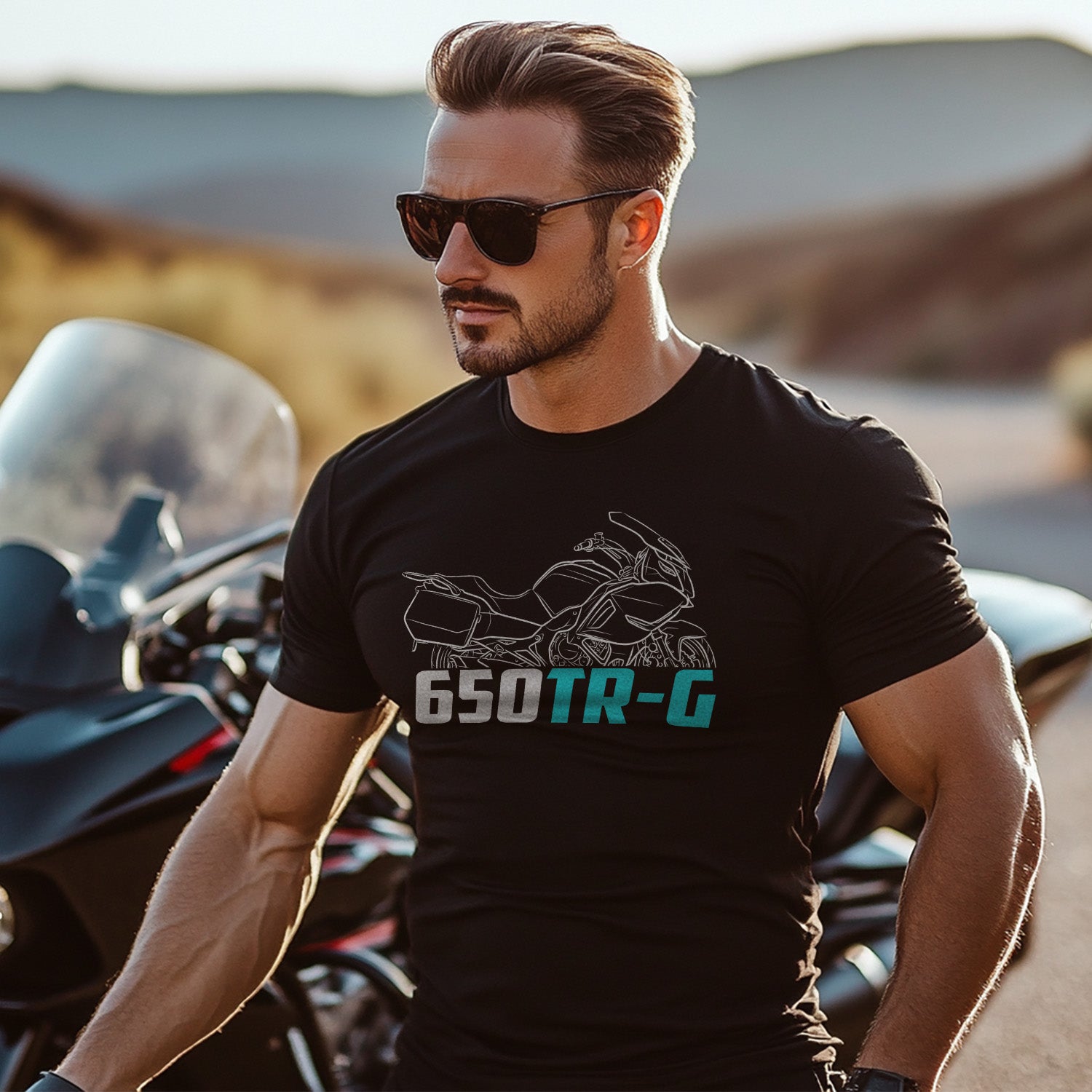 CFMoto 650 TR-G 2016 - 2020  Inspired T-Shirt - Motorcycle Tee Shirt for Riders