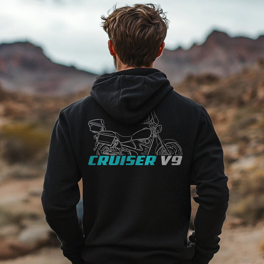 CFMoto V9 ( CF250T-SA ) Inspired Hoodie - Motorcycle Sweatshirt for Riders