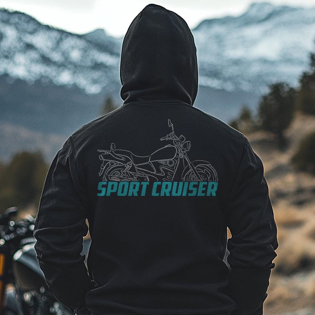 CFMoto V5 Sport Cruiser ( CF250T-5 ) Inspired Hoodie - Motorcycle Sweatshirt for Riders